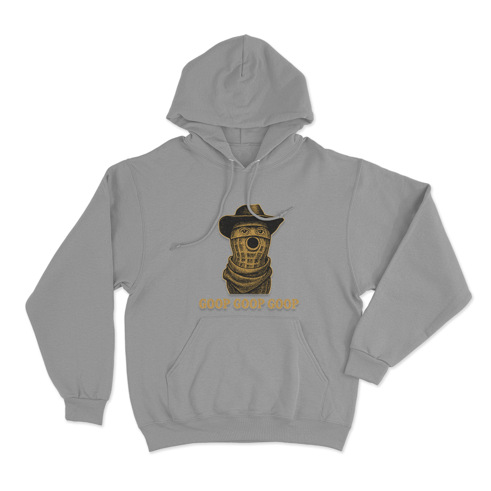 Burnt Peanut Goop Goop Goop Unisex Hoodie Grey Burnt Peanut Goop Goop Goop Unisex Hoodie Grey