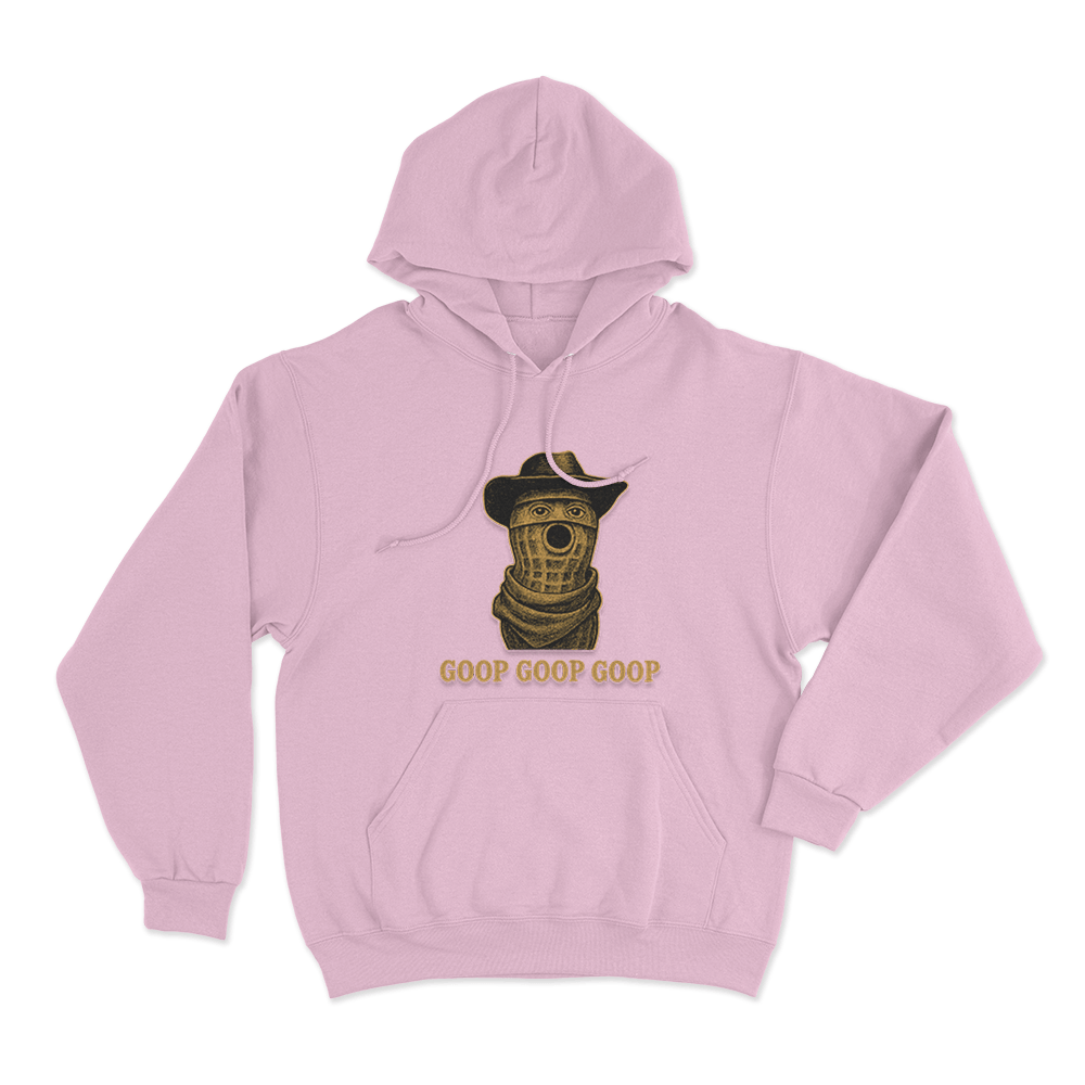 Burnt Peanut Goop Goop Goop Unisex Hoodie Pink Burnt Peanut Goop Goop Goop Unisex Hoodie Pink