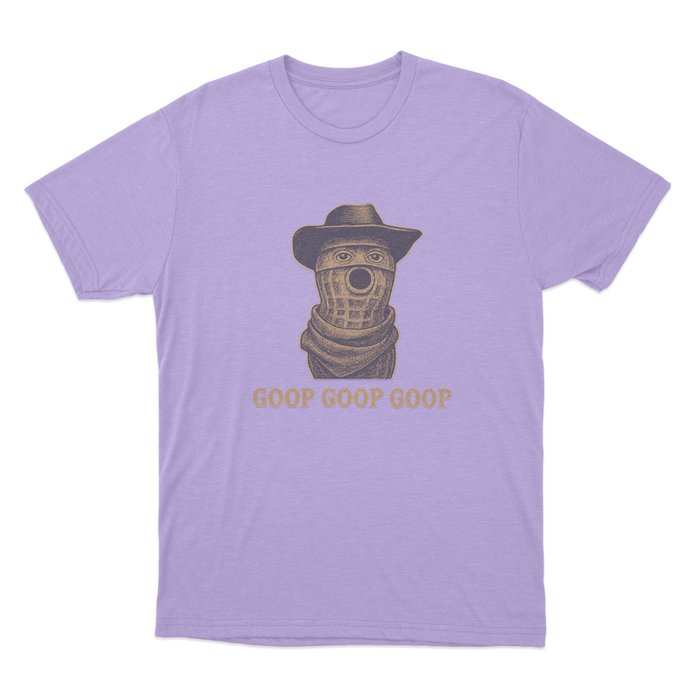 Burnt Peanut Goop Goop Goop Unisex T Shirt Purple Burnt Peanut Goop Goop Goop Unisex T Shirt Purple