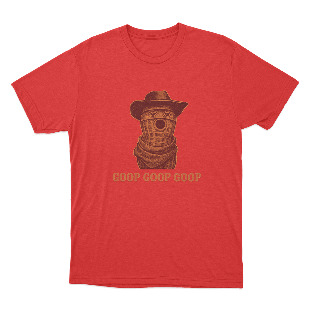 Burnt Peanut Goop Goop Goop Unisex T Shirt Red Burnt Peanut Goop Goop Goop Unisex T Shirt Red