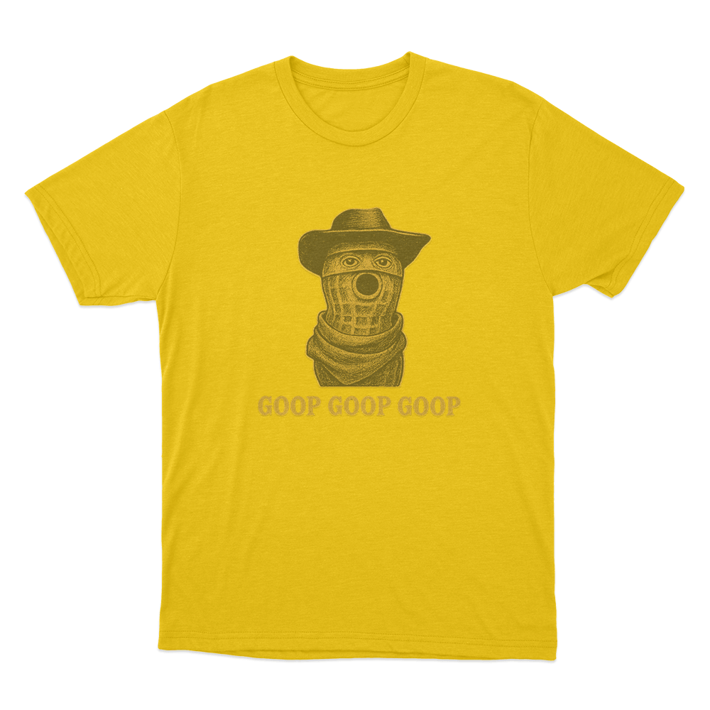 Burnt Peanut Goop Goop Goop Unisex T Shirt Yellow Burnt Peanut Goop Goop Goop Unisex T Shirt Yellow
