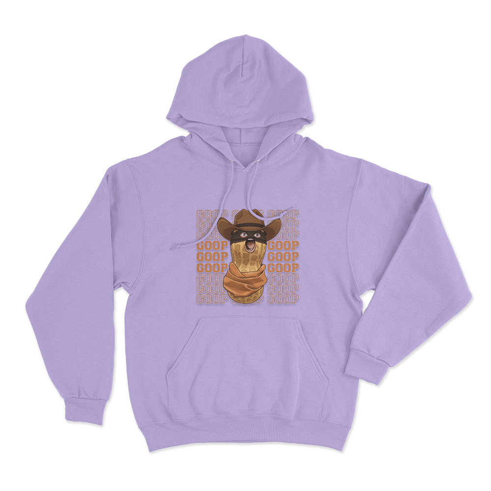 Goop Cowboy Peanut Unisex Hoodie Purple Goop Cowboy Peanut Unisex Hoodie Purple