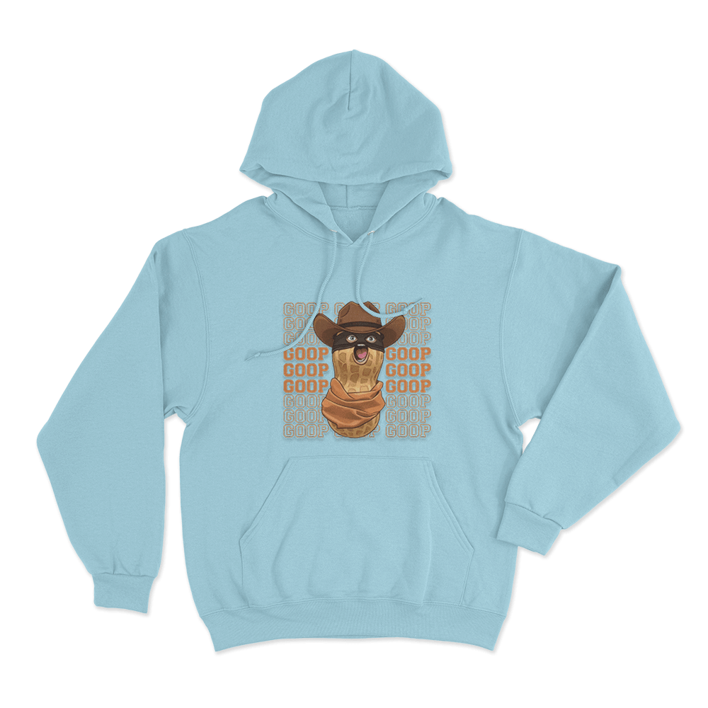 Goop Cowboy Peanut Unisex Hoodie Sky Blue Goop Cowboy Peanut Unisex Hoodie Sky Blue