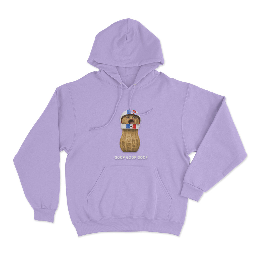 Goop Goop Goop Racing Peanut Unisex Hoodie Purple Goop Goop Goop Racing Peanut Unisex Hoodie Purple