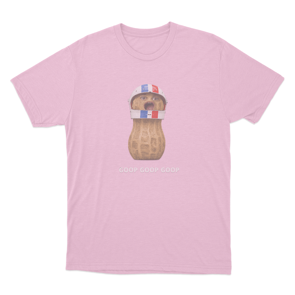 Goop Goop Goop Racing Peanut Unisex T Shirt Pink Goop Goop Goop Racing Peanut Unisex T Shirt Pink