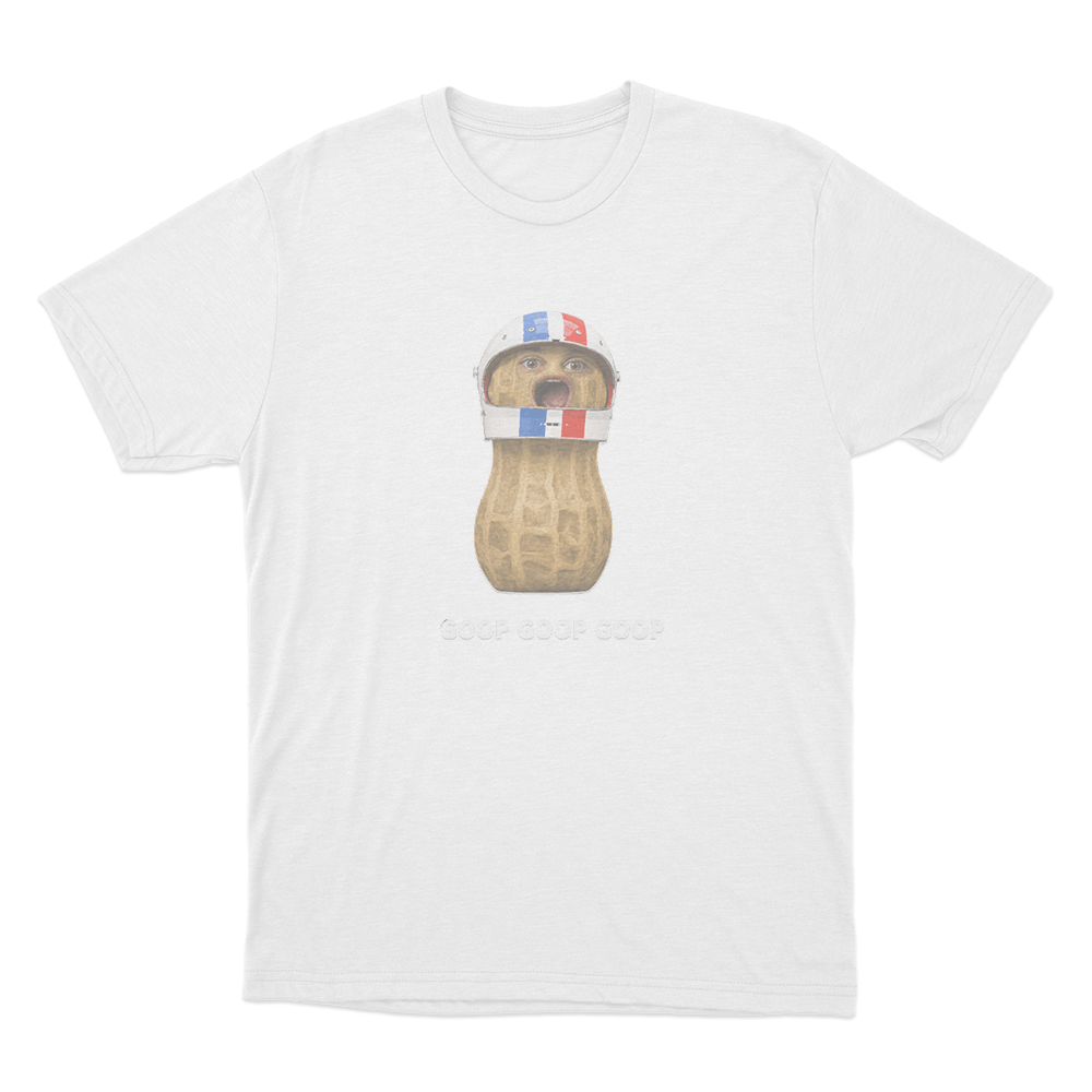 Goop Goop Goop Racing Peanut Unisex T Shirt White Goop Goop Goop Racing Peanut Unisex T Shirt White