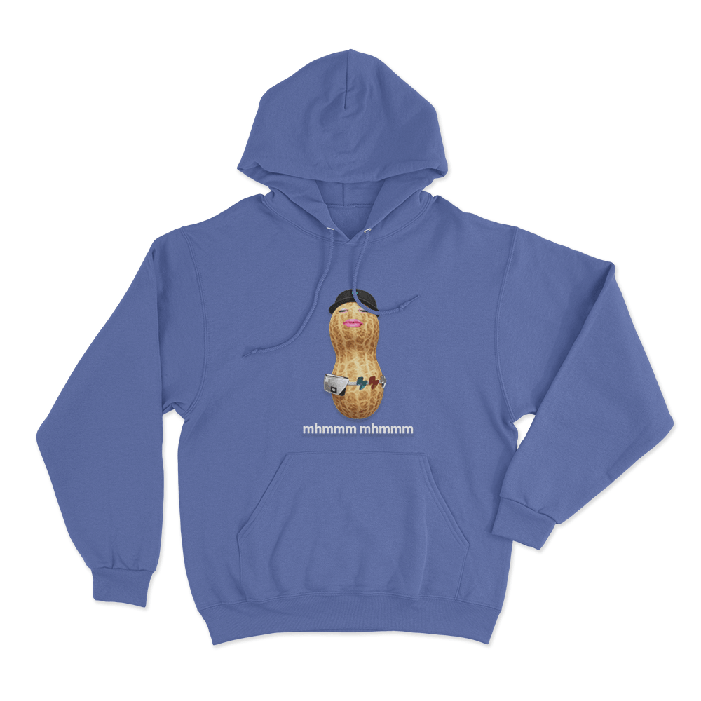Mhmmm Mhmmm Peanut Unisex Hoodie Blue Mhmmm Mhmmm Peanut Unisex Hoodie Blue
