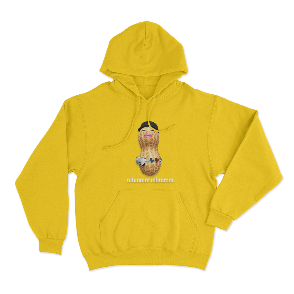 Mhmmm Mhmmm Peanut Unisex Hoodie Yellow Mhmmm Mhmmm Peanut Unisex Hoodie Yellow