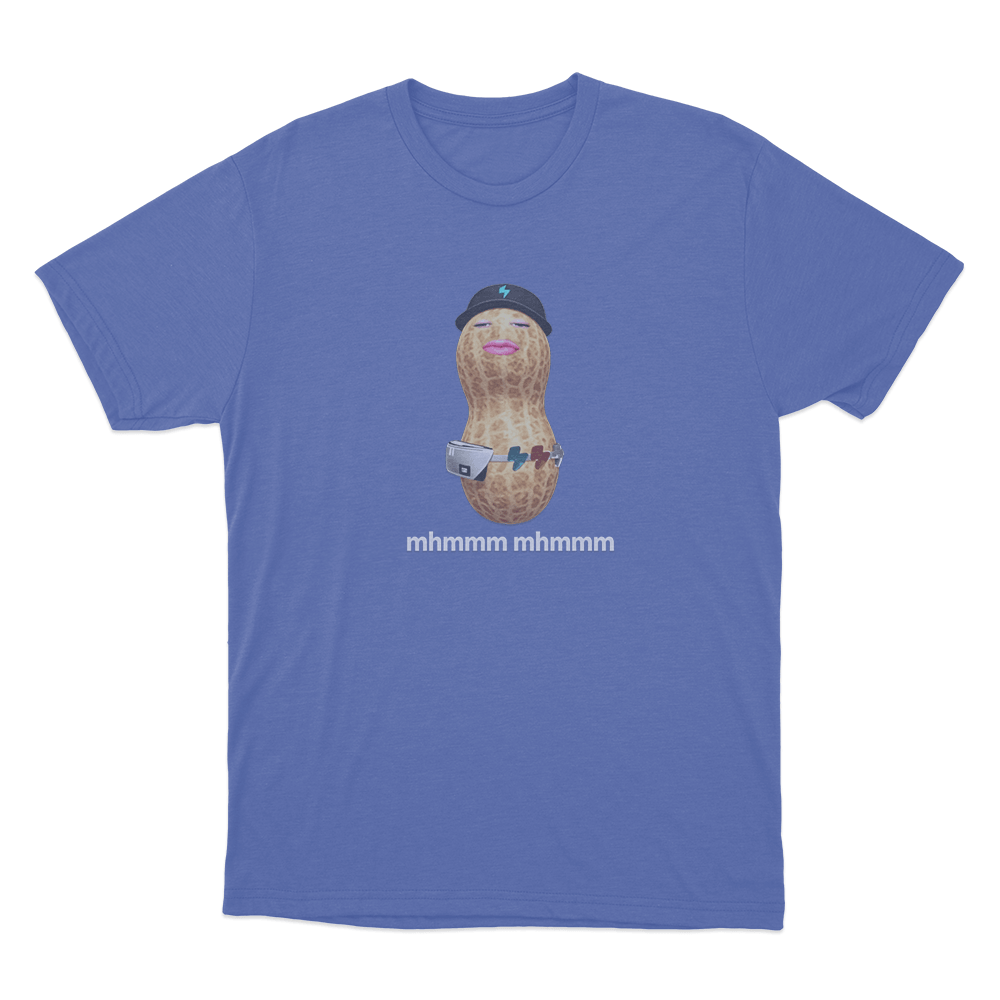 Mhmmm Mhmmm Peanut Unisex T Shirt Blue Mhmmm Mhmmm Peanut Unisex T Shirt Blue