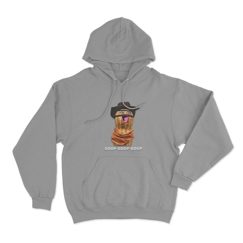 Peanut Goop Goop Goop Unisex Hoodie Grey Peanut Goop Goop Goop Unisex Hoodie Grey