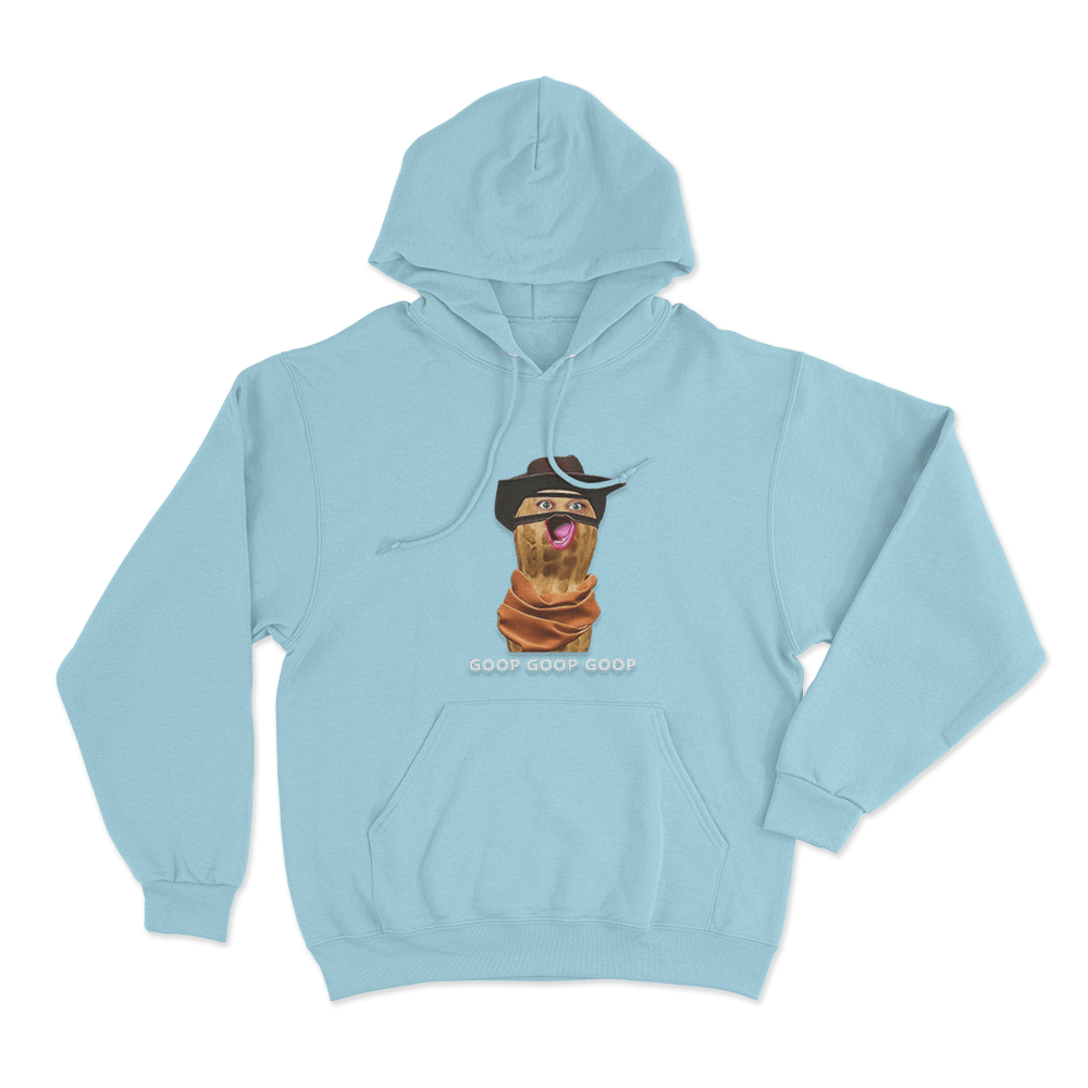 Peanut Goop Goop Goop Unisex Hoodie Sky Blue Peanut Goop Goop Goop Unisex Hoodie Sky Blue
