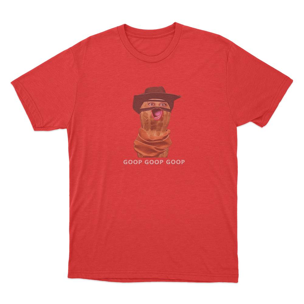 Peanut Goop Goop Goop Unisex T Shirt Red Peanut Goop Goop Goop Unisex T Shirt Red