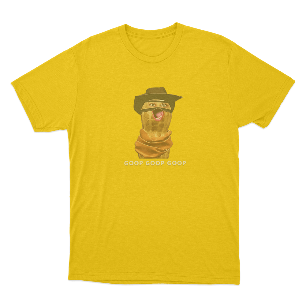 Peanut Goop Goop Goop Unisex T Shirt Yellow Peanut Goop Goop Goop Unisex T Shirt Yellow